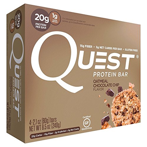 Quest Oatmeal Chocolate Chip Protein Bar - Image 2