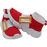 EQ Works Adult Sonic Shoes, Adult Sonic Power Sneakers for Boys and Girls with Gold Buckle, Lightweight and Breathable Sonik Sneakers for Running and Walking, Men and Women Unisex Sizes