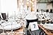 Alpine Industries 25 Pcs Acrylic Tent Style Table Numbers, 3