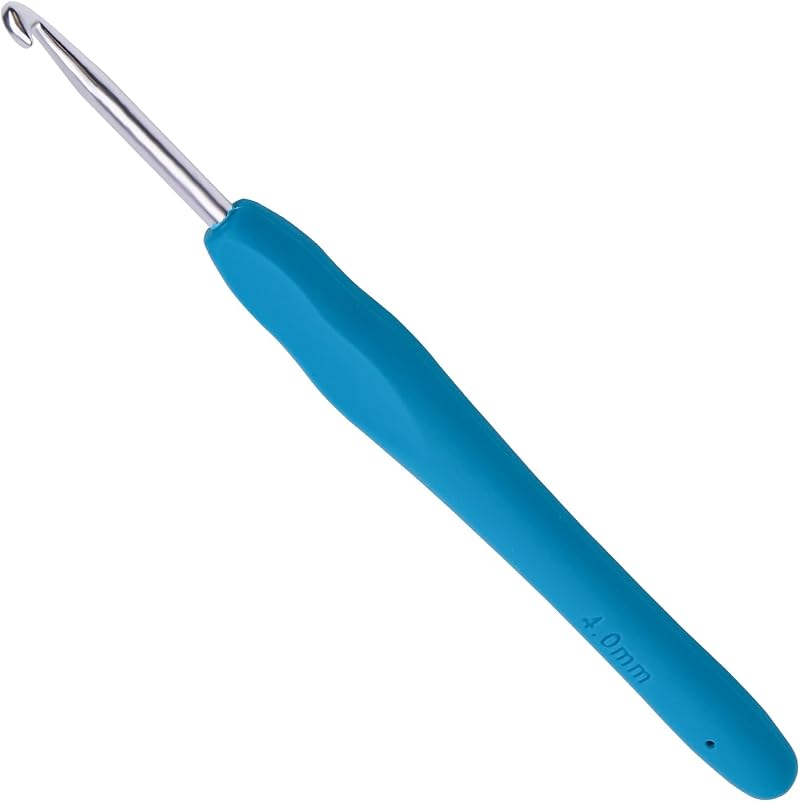 SUVSOON 4.0mm Ergonomic Soft Handle Crochet Hook Set (4 mm)
