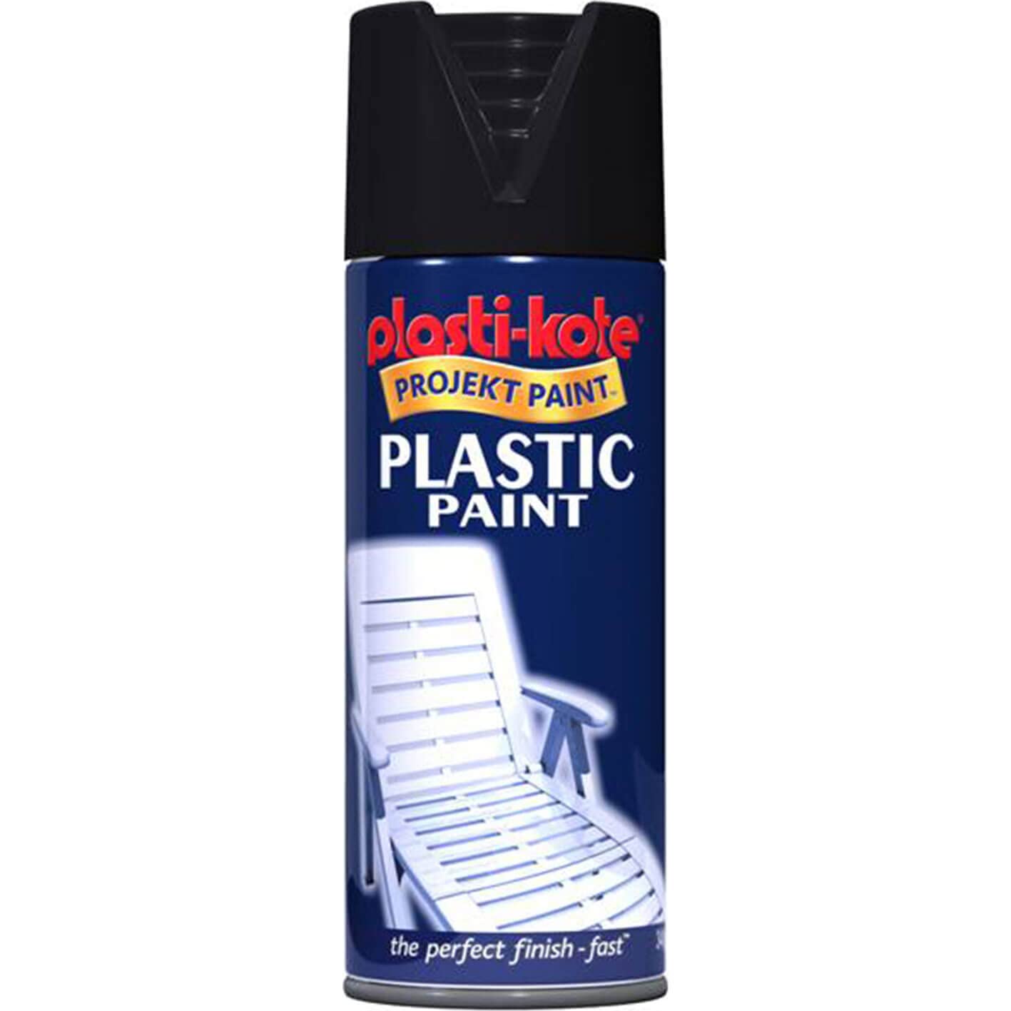 Plasti-kote 10606 400ml Plastic Paint Gloss - Black