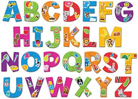 LER8590 Alphabet Puzzle Cards (52 Piece 