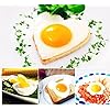 6PCS Fried Egg Cooking Rings Pancake Mould Cookies Maker Baking Shaper Stainless Steel Kitchen Gadget Tool