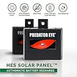 Aspectek Predator Eye Night Time Solar Powered Animal Repeller - 2 Pack, Waterproof, Animal Control, Nocturnal Animals, Outdoor Use