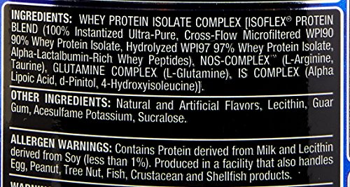 ALLMAX ISOFLEX Whey Protein Isolate, 90% Pure Protein, Amazing Taste, Vanilla Flavor, 2 Pound
