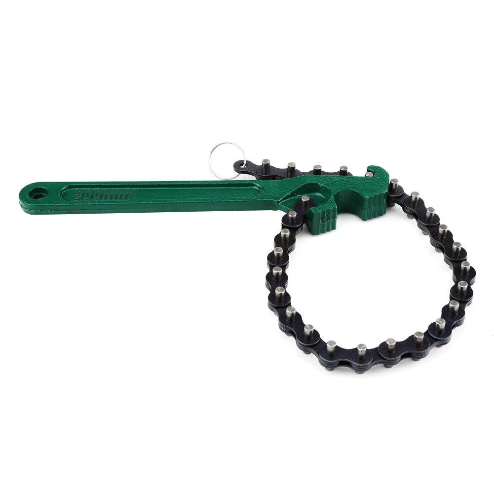 Chain Oil Filter Wrench, 12inch Car Chain Type Oil Fuel Filter Wrench Spanner Removal Tool(12 inch)