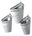 National Tree Company Wall Planter Décor | Includes Hanging Loops | 3-Piece Assorted Tin Pot Set