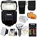 Canon Speedlite 430EX III-RT Flash with Softbox + Bounce Diffuser + Batteries & Charger + Accessory Kit for Rebel T6, T6i, T7i, T6s, EOS 77D, 80D, 7D, 6D, 5D Mark II III IV