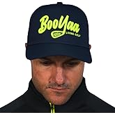 BOOYAA Golf Hat Snap Back Hat with Breathable UVA and UVB Protective Mens Golf Hat