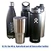 WaterVault Neoprene Bottle Sling, Water Bottle Holder with Adjustable & Detachable Strap