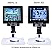 BoliOptics 10″ Video Microscope, All-in-1 Design, Industrial Grade, Attached HD Color LCD Display, Built-in LED Ring Light, Boom Stand MV02010203