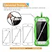 2 in 1 Cell Phone Lanyard Neck Strap Case Universal Smartphone Necklace Shockproof Cover with ID Card Slot Holder for iPhone X 8 7 6 6S 5 SE iPod Touch Samsung Galaxy S8 S7 S6 Edge (Green)