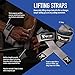 Premium Wrist Wraps Lifting Straps Bundle w/Carry Bag | Professional Grade Heavy Duty Hand and Wrist Support Weightlifting w/ 2 Year No Questions Asked Warranty (Grey, Wraps & Straps Combo)