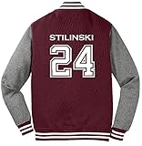 Adult Teen Wolf Beacon Hills Stilinski Sweatshirt Jacket (Medium, Maroon)
