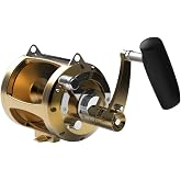 Avet Reels EXW50/2RH-GD 2-Speed Reel, Gold, Right Hand