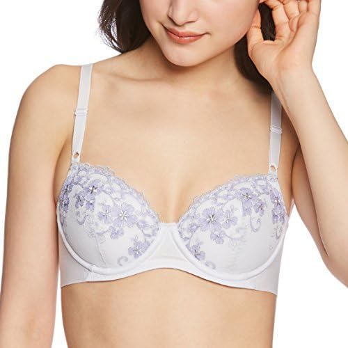 Amazon グンゼ ブラジャー キレイラボ 肌側綿100 3 4カップワイヤーブラ Tb3024h レディース ホワイトサックス 日本 C85 日本サイズ2l相当 ブラジャー 通販