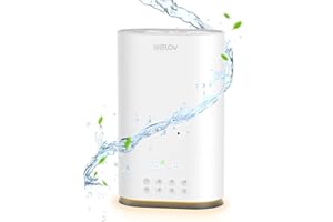 WELOV Cool Mist Humidifiers for Bedroom, 6L BoostMist Room Humidifier for Large Areas, Air Humidifiers for Home, 90hrs Bedroom Humidifier for Adults, Ultrasonic Humidifier for Plants, Auto Humidity