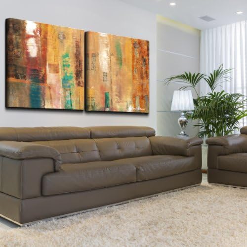 Ready2HangArt Alexis Bueno "Smash XII" Oversized Canvas 2 Piece Wall Art