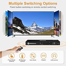 TESmart 8×1 HDMI Switch 8 in 1 Out 4K @ 60Hz HDCP
