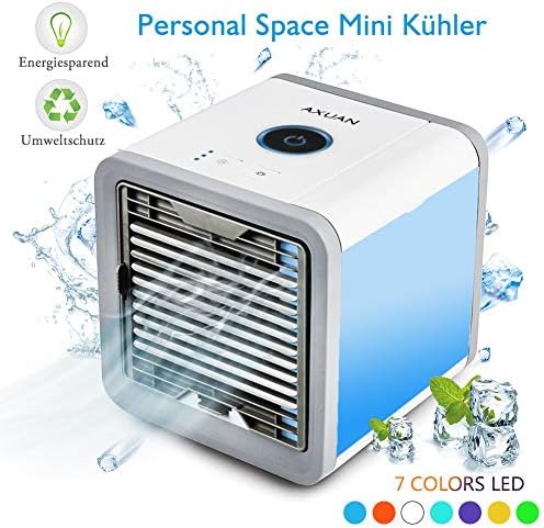 AXUAN Air Cooler, Portable Mini Air Conditioner Air Purifier & Humidifie (2018 Version)