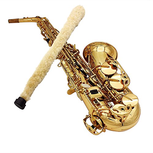 Muicatte Cotton Cleaning Brush Cleaner Pad Saver for Alto Tenor Treble Sax Saxophone - Thumbnail 4