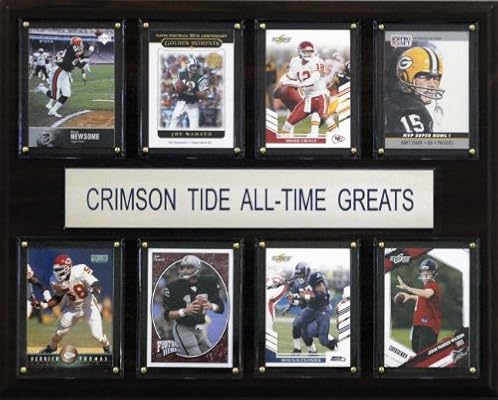 Ncaa Football Alabama Crimson Tide All Time Greats Plaque