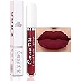 evpct 1Pcs Plum Red Liquid Matte Lipstick Lipgloss Set for Women, labiales mate 24 horas originales matte larga duracion 24 Hour Lipstick Lip Stains Long Lasting Waterproof 24, 06#