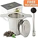 Tea Infuser - Luxury High Quality 304 Stainless Steel Strainer With Extra Fine Mesh - Perfect For Cup Brewing Your Loose Leaf Tea - Free Tea / Coffee Scoop