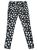 Neon Black 80's Triangles Leggings