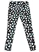 Neon Black 80's Triangles Leggings