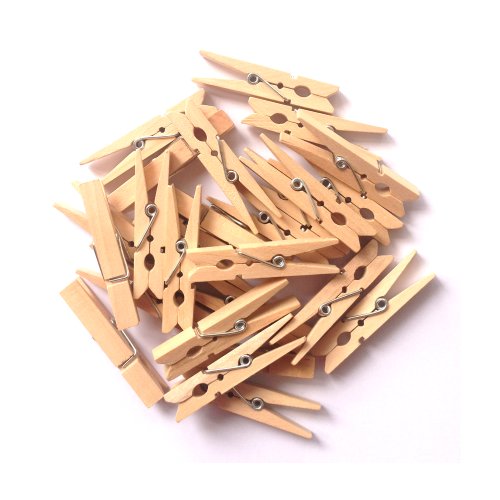 LWR Crafts Wooden Small Clothespins 1-7/8