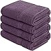 Utopia Towels 4 Piece Premium Hand Towels Set, 16 by 28 inches, 100% Ring Spun Cotton, Lightweight and Highly Absorbent Towels for Bathroom, Travel, Camp, Hotel, and Spa, Plum