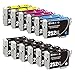 E-Z Ink Remanufactured Ink Cartridge Replacement for Epson 252XL High Capacity, 4 Black, 2 Cyan, 2 Magenta, 2 Yellow