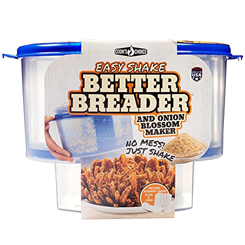 Onion Blossom Maker Set with The Original Better Breader Bowl Allin
