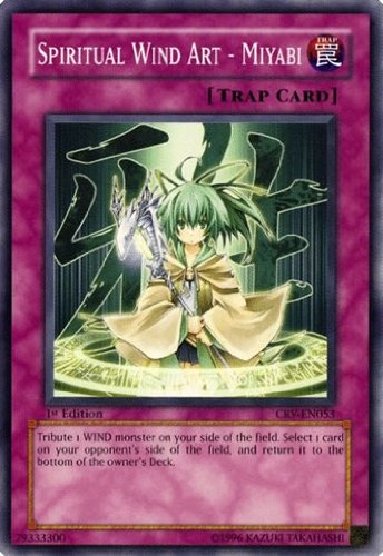 Yu-Gi-Oh! - Spiritual Wind Art - Miyabi (CRV-EN053) - Cybernetic Revolution - Unlimited Edition - Common