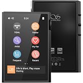 SHANLING M1 Plus M1Plus Music Player Portable DAP with Bluetooth 5.2 | LDAC/Wifi/DLNA/Airplay/Tidal streaming, 3.2inch Mini Lossless DSD Hi-Res Support Up to 2TB Micro SD (Black)