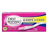 FIRST RESPONSE Pregnancy Test 6 Days Sooner 3 Each