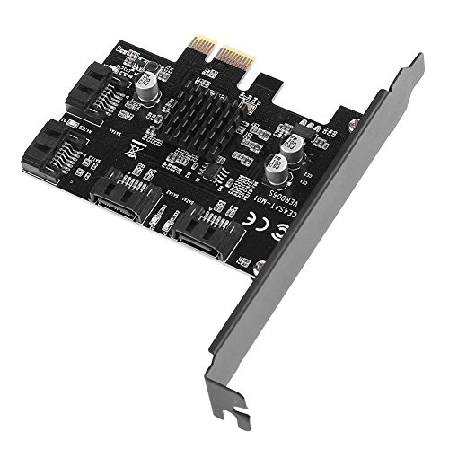 Expansion Controller Card PCI-E PCI-Express to SATA3.0 SATA III Converter 4-Port 6G Expansion Controller Card Adapter IPFS