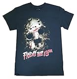 Friday the 13th Jason Mask Graphic T-Shirt - Large