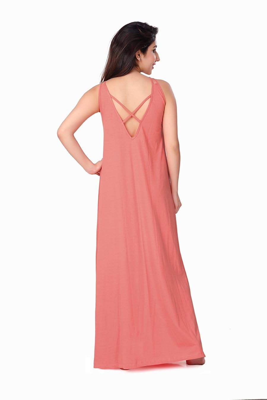 honeydew womens cotton nightwear ,coral ,free size