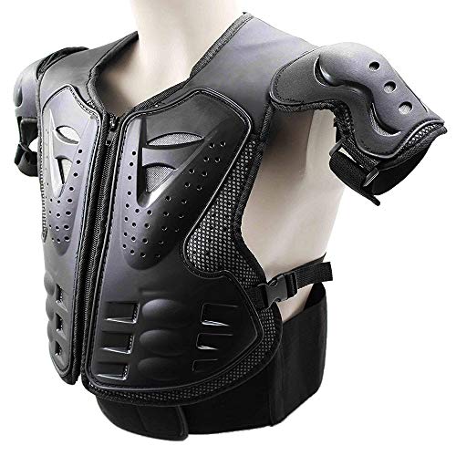 Ediors Kids Protective Gear Chest Spine Back Protector Body Armor Vest Guards for Children Multi Sports Drop Resistance Safety Protection: Riding, Inline Skatings, Dirt Bike Scooter, Skiing, Skating