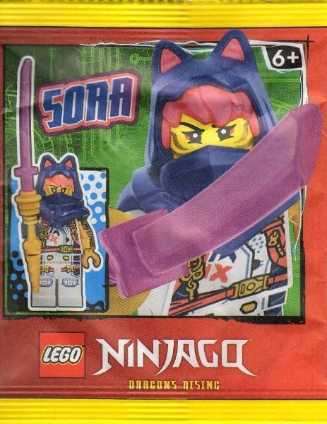 LEGO Ninjago Sora Ninja Minifigure Paper Foil Pack Set 892312 (Bagged)
