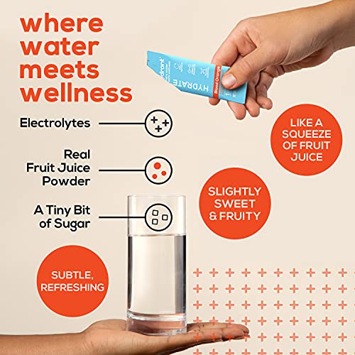 HYDRANT Hydrate 30 Stick Packs, Electrolyte Powder Rapid Hydration Mix