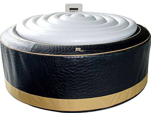MSPA-Luxury-Exotic-Relaxation-and-Hydrotherapy-Spa-With-Crocodile-Skin-Pattern-and-Gold-Trim-M-115S