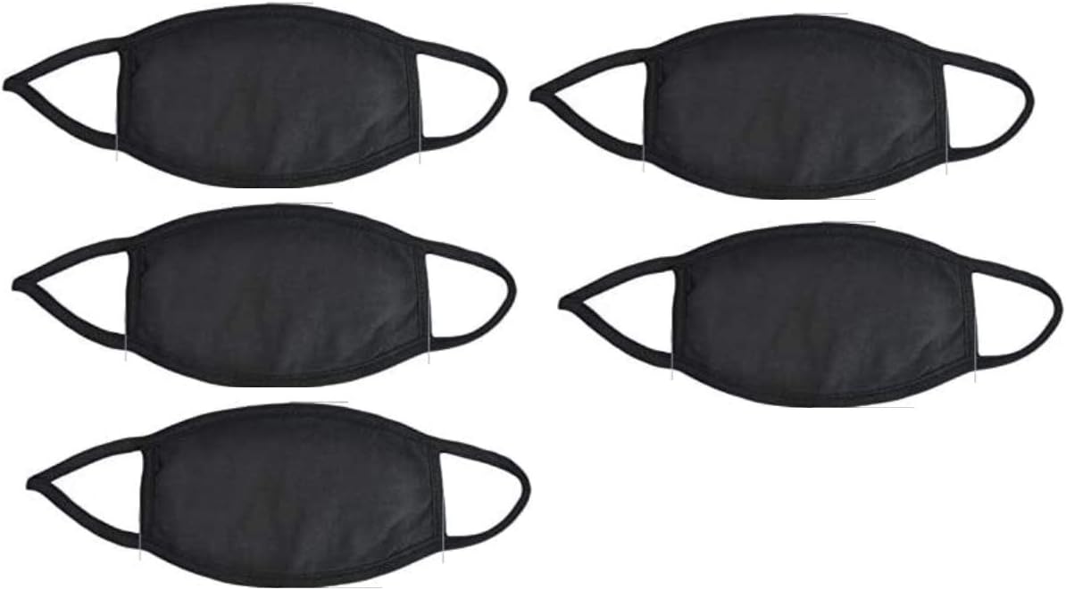 Thick Cotton Face mask - Pack of 5