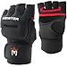 Meister Elite 1lb Weighted Workout Gloves for Cardio & Heavy Hands (Pair) - 1lb x 2 - Black