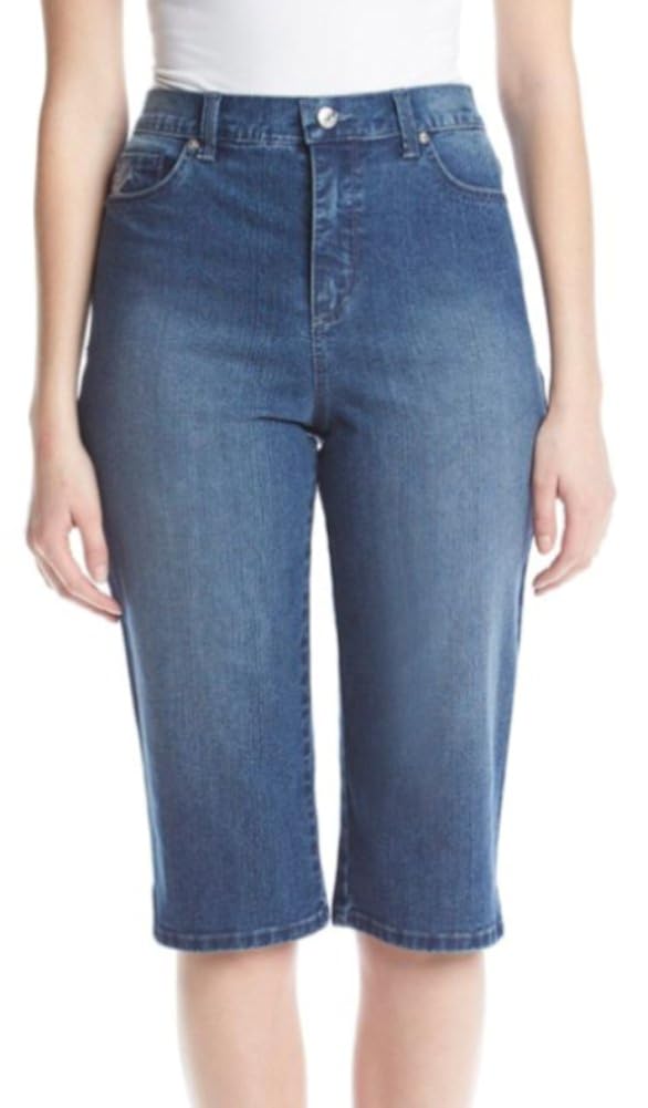 gloria vanderbilt jordyn embroidered capris