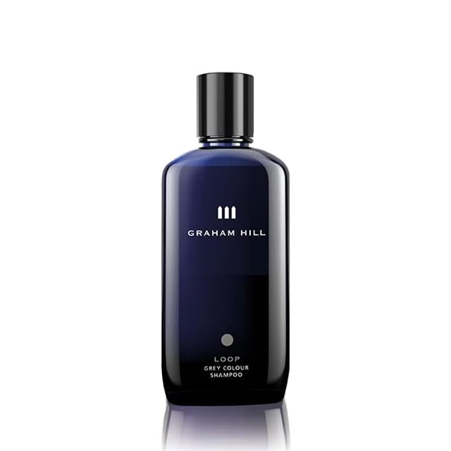 GRAHAM HILL Loop Grey Hair Shampoo for Men, Toning Shampoo for Grey & White Hair, Suitable for All Types, Adds Shine & Fullness with Seaweed & Aloe Vera - 200ml