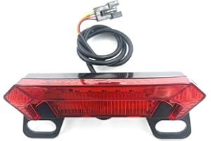 Vernijtrdy Ultra Bright E-Bike Rear Light DC 36-60V Electric Bicycle Cycling Tail Lamp Turn Signal Warning Light