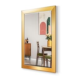 Renditions Gallery Rectangular Shiny Gold Wood